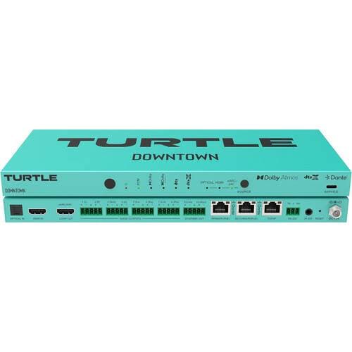 Turtle AV DOWNTOWN Multichannel Dolby Atmos and DTS:X to Dante Encoder