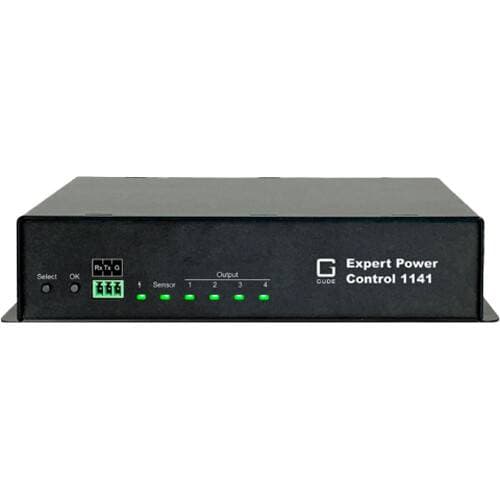 GUDE Systems 4-Fold Switched &amp; Metered Rack-Mountable PDU (4 x IEC C13 Female, 1 Sensor Connector)