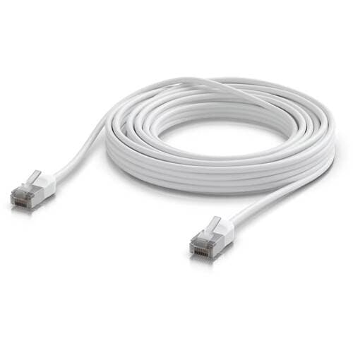 Ubiquiti UniFi Premium Cat 6a Ethernet Outdoor Patch Cable (26.2', White)