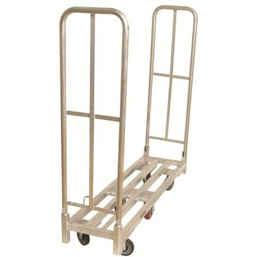 Wesco Aluminum U-Boat Cart with Folding Handle (16 x 60")
