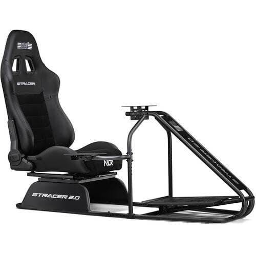 Next Level Racing F-GT Pro Formula and GT Racing Simulator Cockpit (Metallic Black)