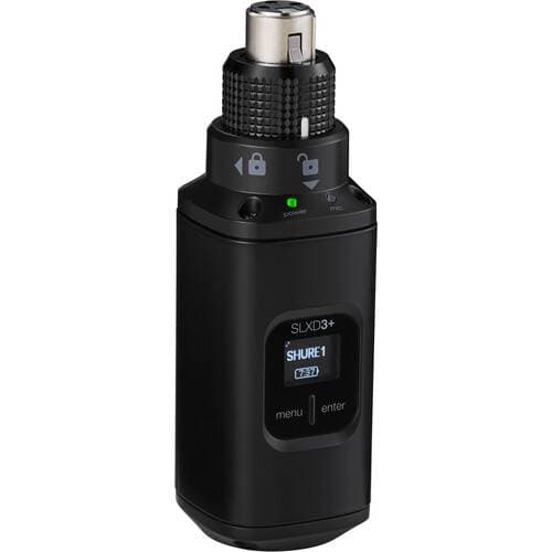 Shure SLXD3+ Digital Wireless Plug-On Transmitter (TAA Compliant, G57: 470 to 608 MHz)