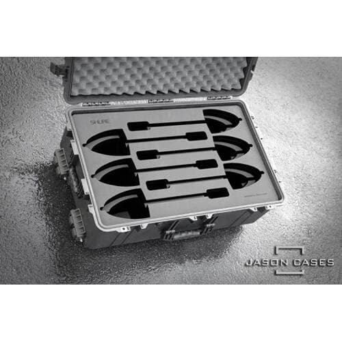 Jason Cases Case for 6 x Shure MX418 Microphones