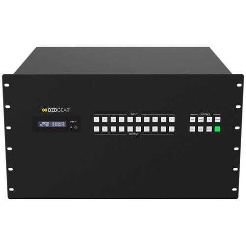BZBGEAR 36x36 Modular Seamless UHD 4K60 Switching Matrix