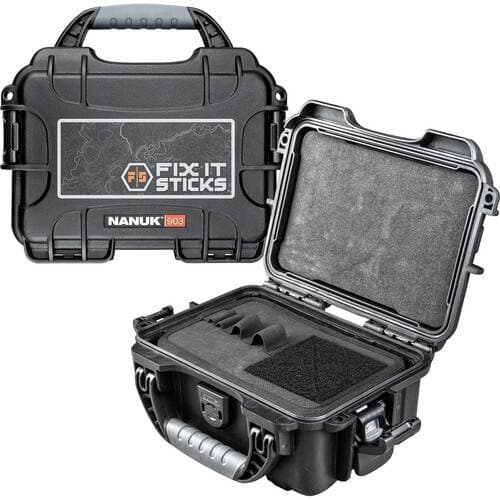 Fix It Sticks Empty Works Hard Case with Panels and Bit Holders