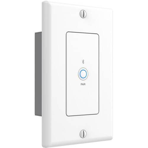 Turtle AV Dante Bluetooth Wall Plate for US 1-Gang Wall Boxes (White)