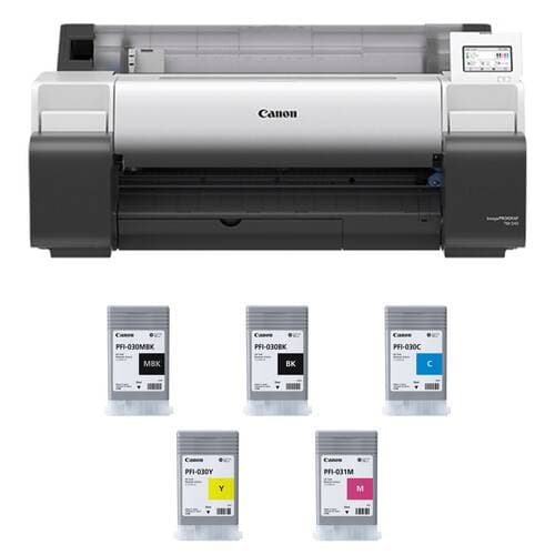 Canon imagePROGRAF TM-240 24" Large Format Printer with PFI-030 5-Color Ink Tank Kit