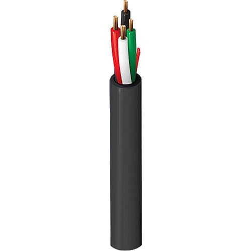 Belden 12-Gauge Direct Burial Speaker Cable (4-Conductor, 1000', Black)