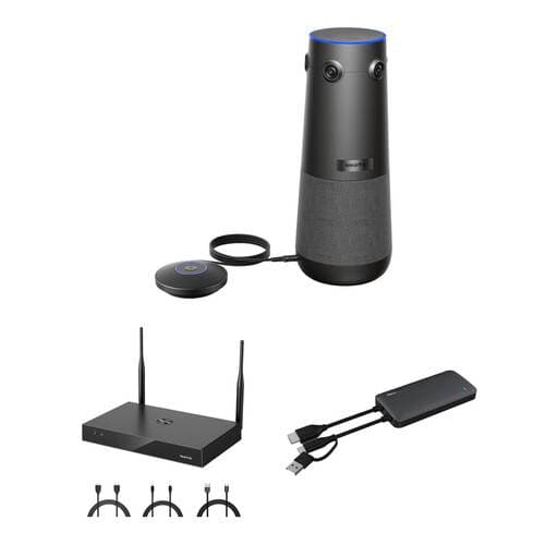 Nearity C60 All-in-One Video Conferencing Camera with NR10 Rooms Unit &amp; NT10 Tail Wireless Projector Kit