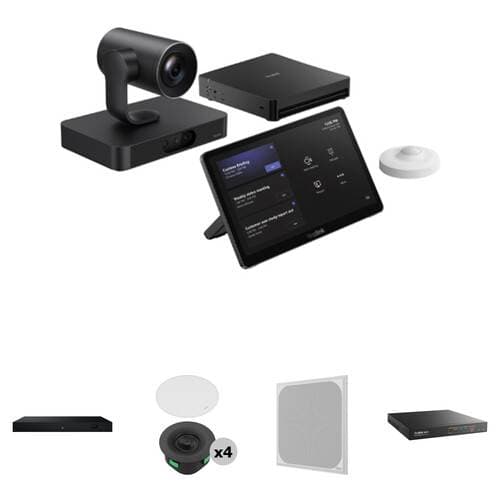 Yealink MVC S80 Native Teams Rooms System with Switch, Processor &amp; Audio Kit for Medium to Large Rooms
