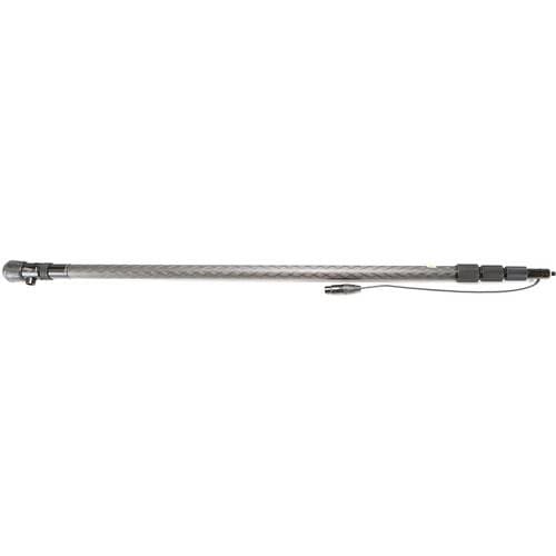 Ambient Recording QP Slim Short Wired Boom Cable with Coiled Internal Cable and Side Outlet Connector (3-Pin XLR, 3.5 to 11')