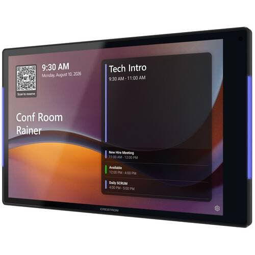 Crestron TSS-1080-GV-B 10.1" WUXGA Room Scheduling Touchscreen Monitor (Government Version, Black)