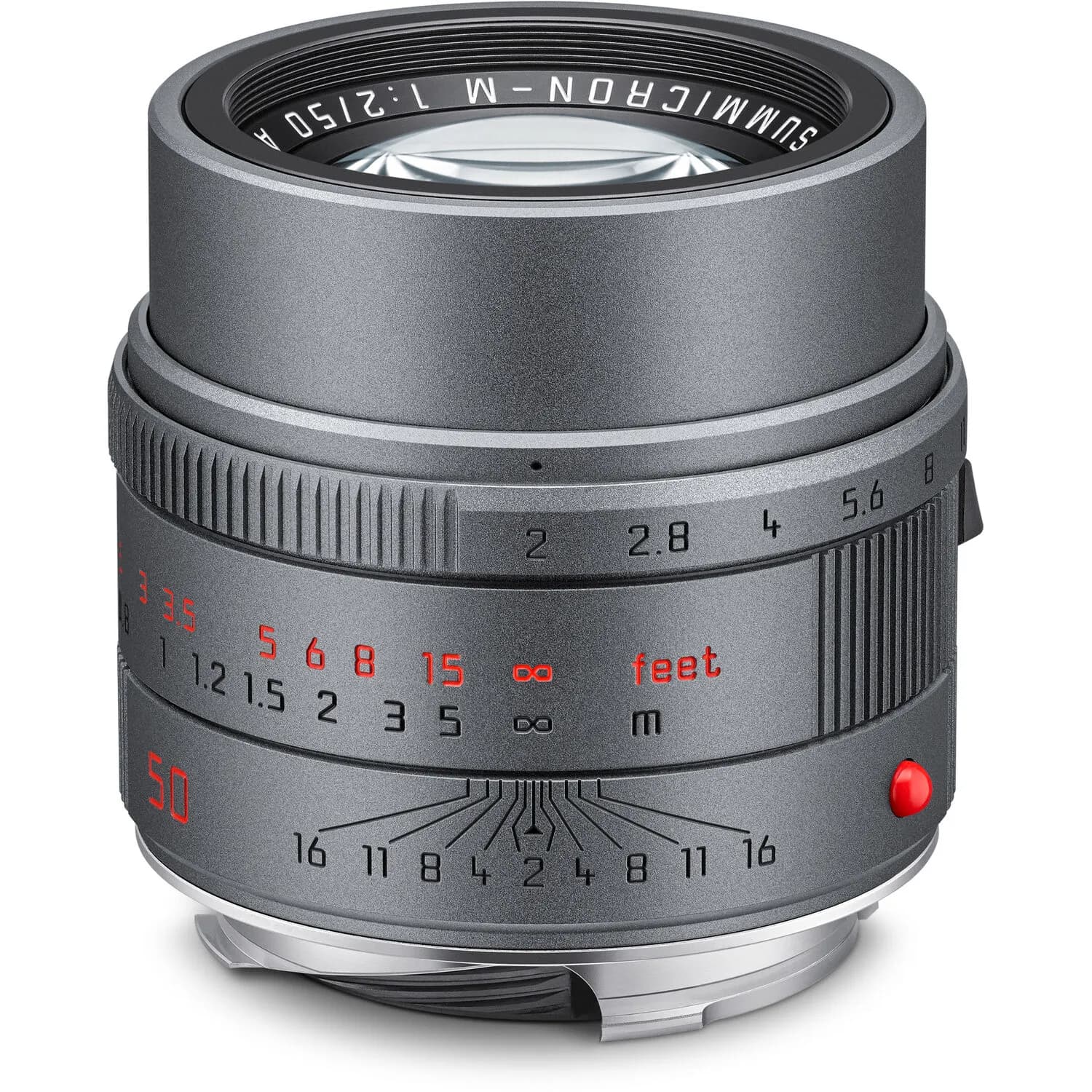 Leica APO-Summicron-M 50mm f/2 ASPH. Lens (Leica M, Metal Gray)
