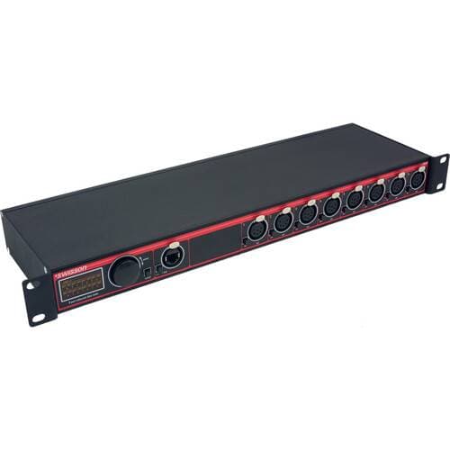 SWISSON XND 8-Port Ethernet DMX Node (XLR 5-Pin, Rack Style)
