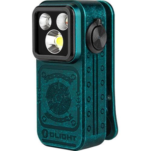 Olight Oclip Pro S Rechargeable Clip-On Light (Sunken Artifact Blue)