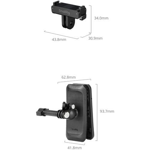 SmallRig Backpack Strap Clip for DJI Osmo Action 6 &amp; Nano