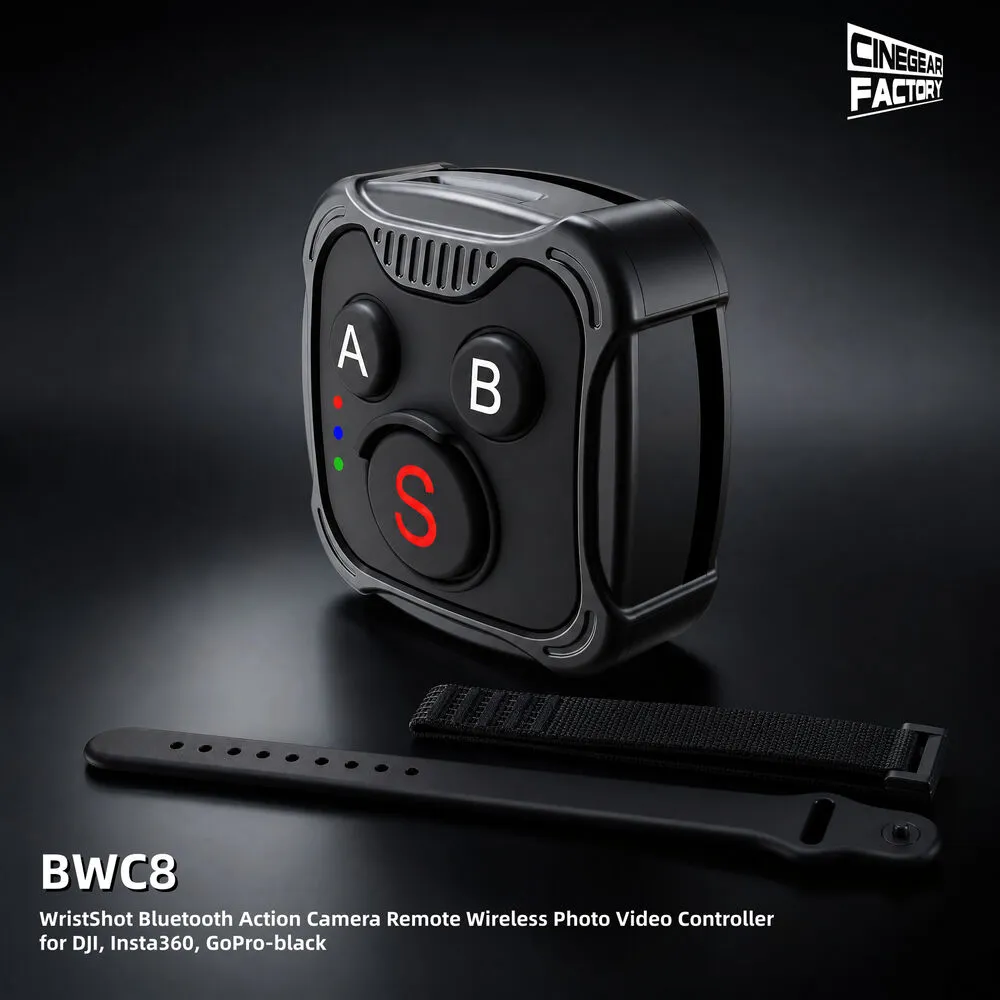 CineGearFactory WristShot Bluetooth Remote Control for Action Camera (Gray)