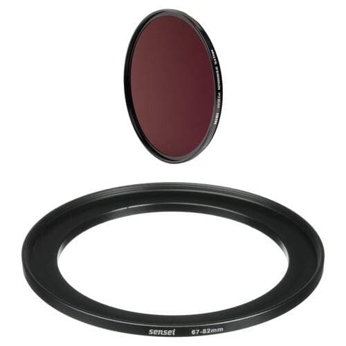 NiSi Solar Filter Pro Nano UV/IR Cut ND Filter with 67-82mm Step-Up Ring Kit (82mm)
