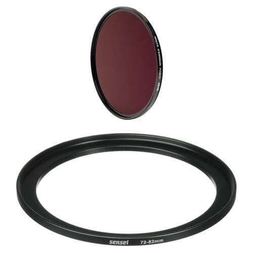 NiSi Solar Filter Pro Nano UV/IR Cut ND Filter with 72-82mm Step-Up Ring Kit (82mm)