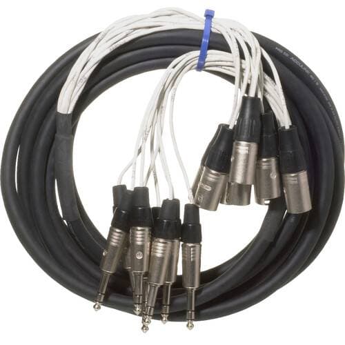 Pro Co Sound MT8BQXM-20 Analog Harness Cable 8x 1/4" TRS Phone Male to 8x XLR Male (20')