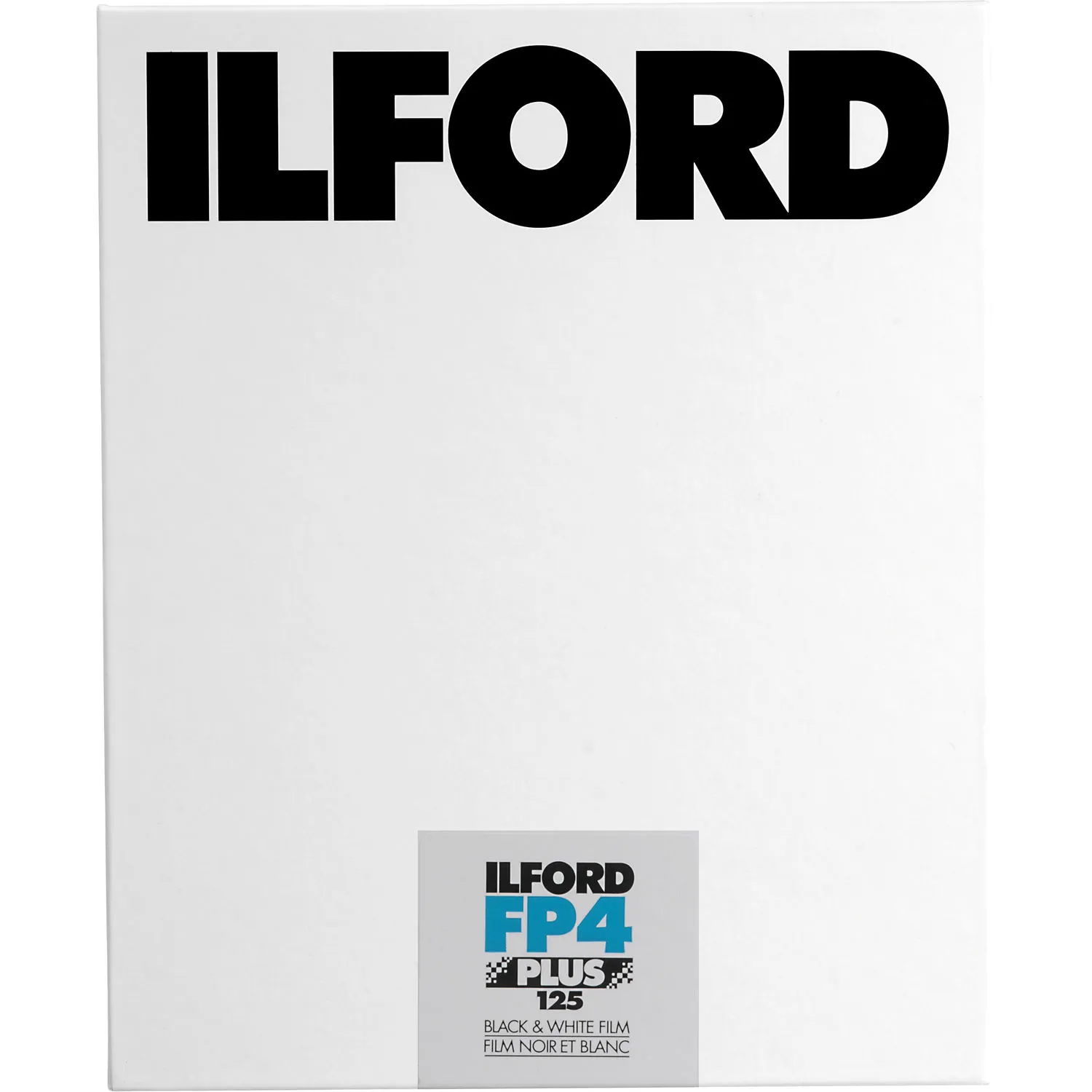 Ilford FP4 Plus Black and White Negative Film (8 x 10", 25 Sheets)