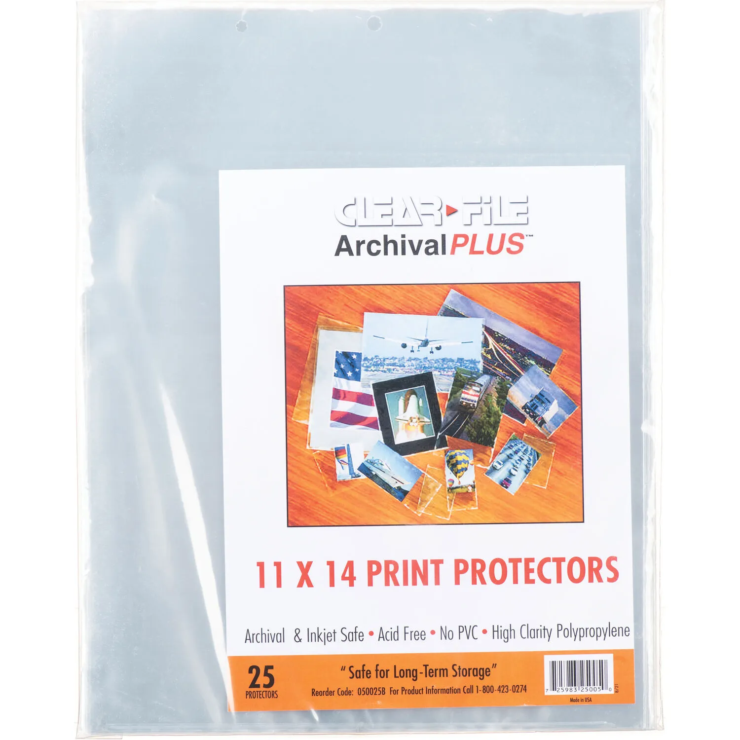 ClearFile Print Protector (11 x 14", 25-Pack)