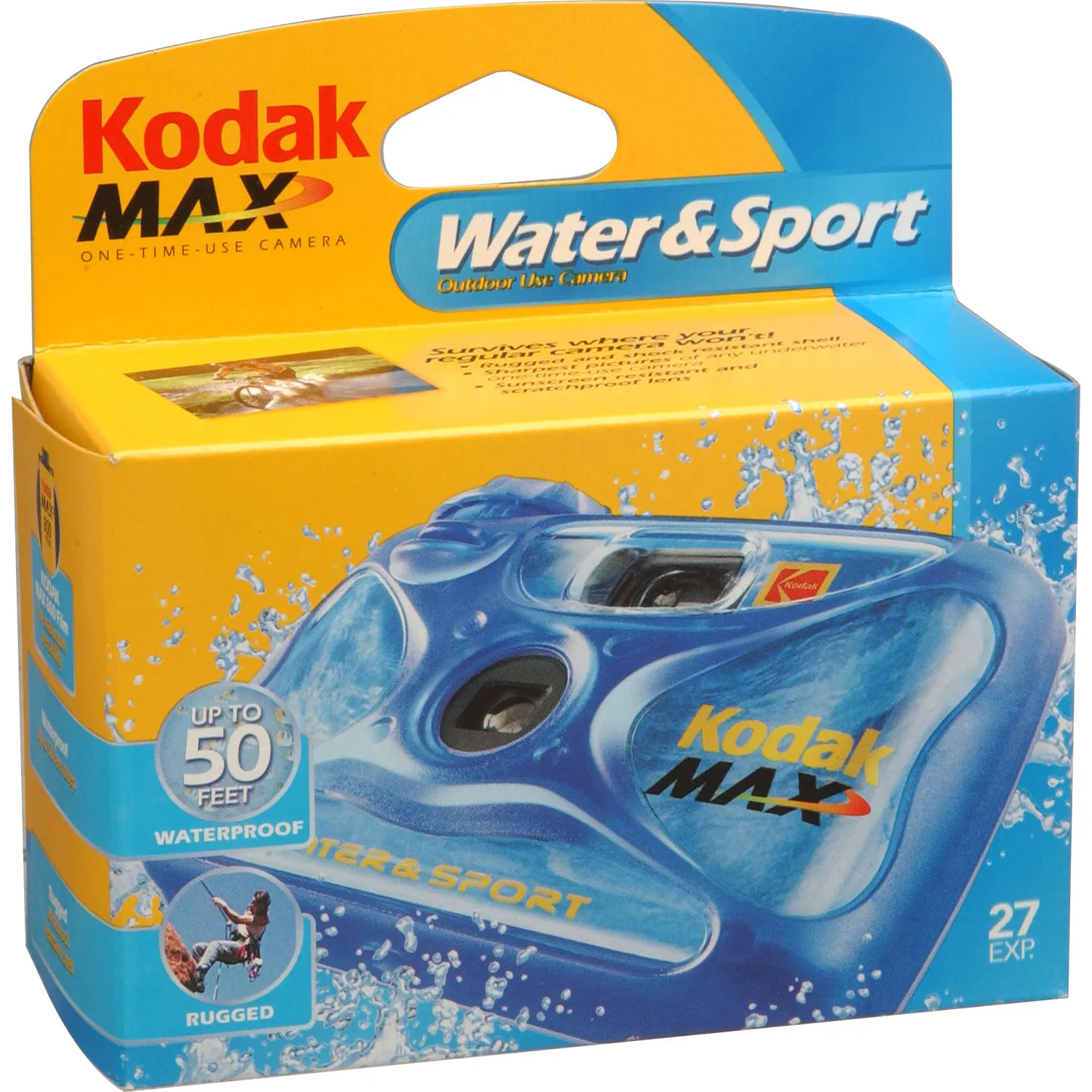 Kodak Water &amp; Sport One-Time-Use Disposable Camera