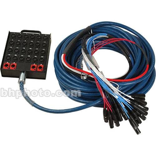 Whirlwind Medusa Standard 24 Channel (4x XLR Return) Snake - 150'