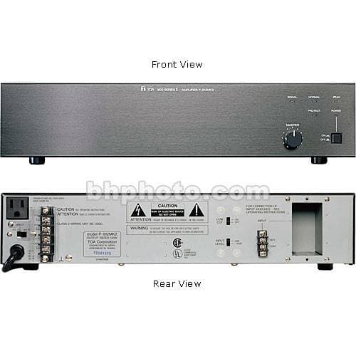 Toa Electronics P-912MK2 120 Watt Single-Channel Modular Power Amplifier
