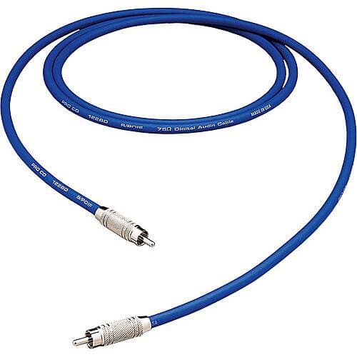 Pro Co Sound S/PDIF RCA Male to RCA Male Patch Cable - 3'