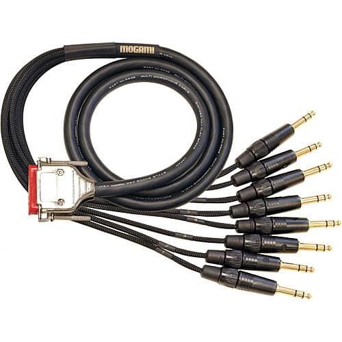 Mogami Gold 8-Channel DB25 to 1/4" TRS Analog Snake Cable (25')
