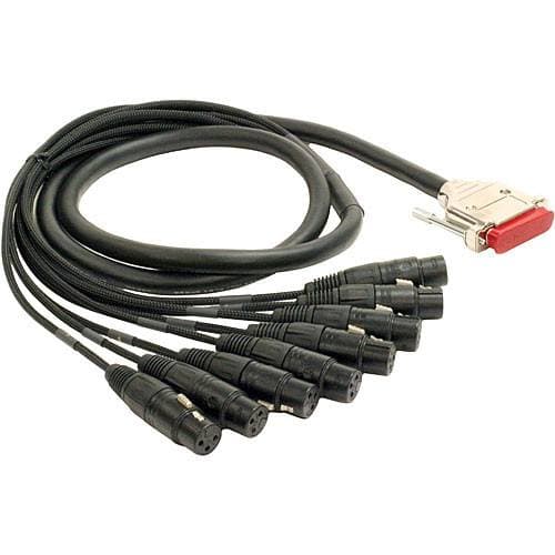 Mogami Gold DB25 to 8 XLR Female Cable (25')