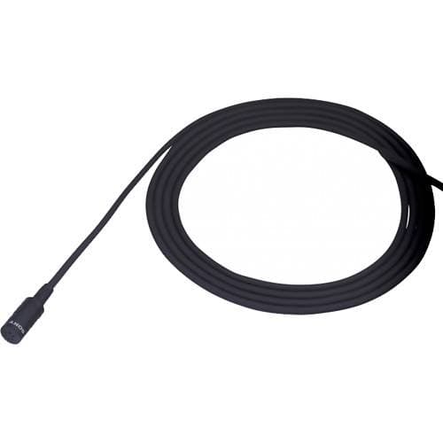 Sony ECM-77 Miniature Omnidirectional Lavalier Microphone with Unterminated (Pigtail) Leads (Black)