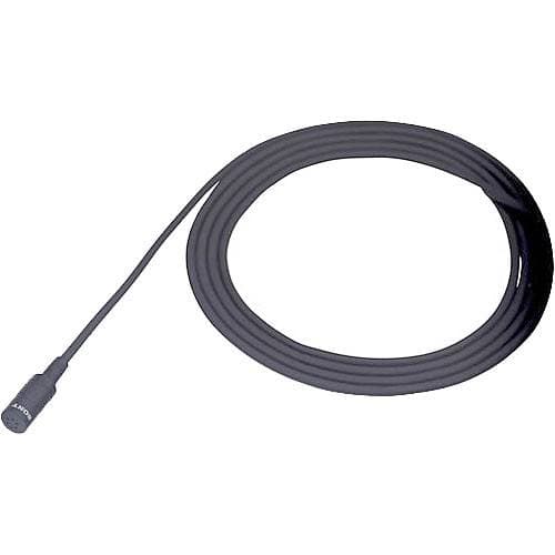 Sony ECM-77 Miniature Omnidirectional Lavalier Microphone with 4-Pin Sony Hirose Connector (Black)