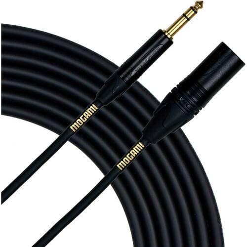 Mogami Gold 1/4" TRS Male to XLR Male Balanced Patch Cable (25')