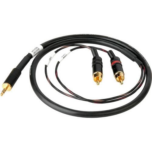 Sescom 3' 3.5mm Mini Stereo to Dual RCA Cable M / M