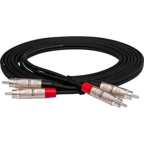 Hosa Technology Pro Stereo Interconnect, Dual REAN RCA to Same - 100'