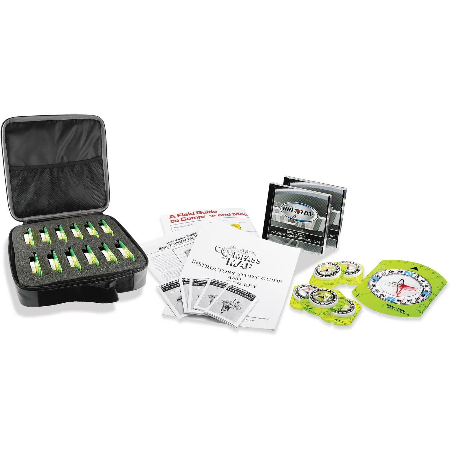 Brunton 9020G 24-Piece Instructor's Compass Set