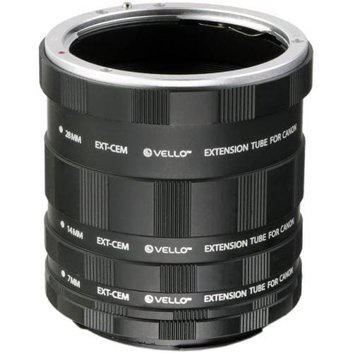 Vello Manual Extension Tube Set for Canon EF/EF-S-Mount