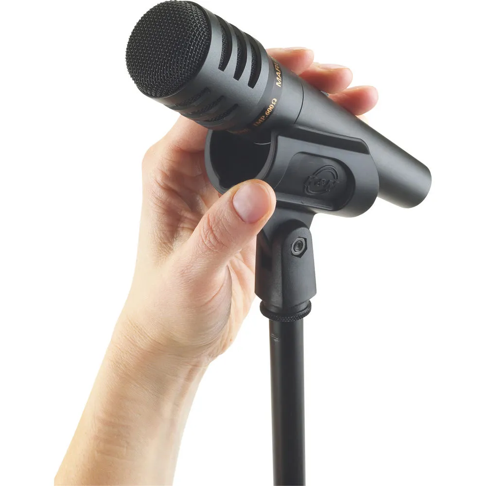 K&amp;M 85070 5/8" Microphone Clip (Black, 10-Pack)
