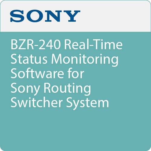 Sony BZR-240 Real-Time Status Monitoring Software for Sony Routing Switcher System