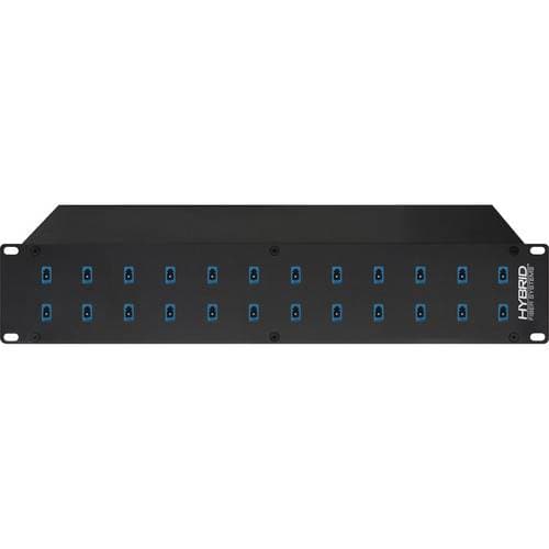 Camplex 24-Port LC to LC Optic Fiber Feedthru Rackmount Cabinet