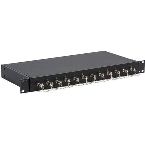 Camplex 24-Port Duplex ST Single-Mode Fiber Feedthrough Rackmount Panel