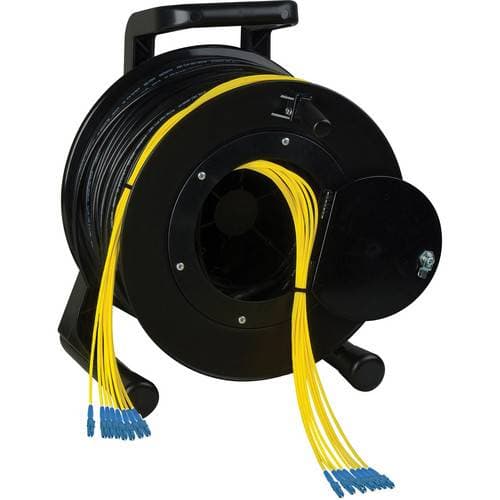Camplex 8-Channel LC Single-Mode Fiber Tactical Reel (1250')